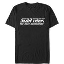 Men's Star Trek: The Next Generation Classic White Title Logo T-Shirt