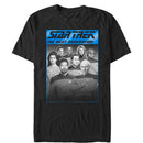 Men's Star Trek: The Next Generation Black, White & Blue Crew Members T-Shirt