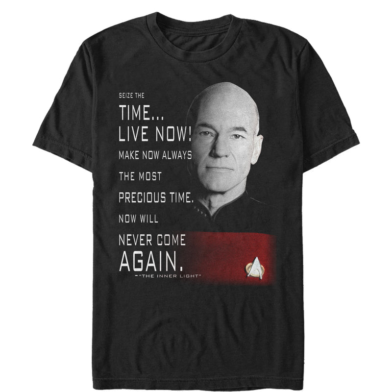 Men's Star Trek: The Next Generation Captain Picard The Inner Light Quote T-Shirt