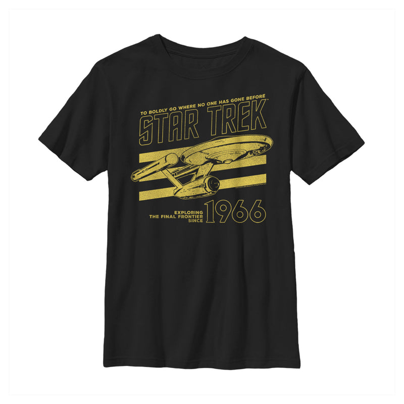 Boy's Star Trek: The Original Series Exploring Final Frontier Since 1966 T-Shirt