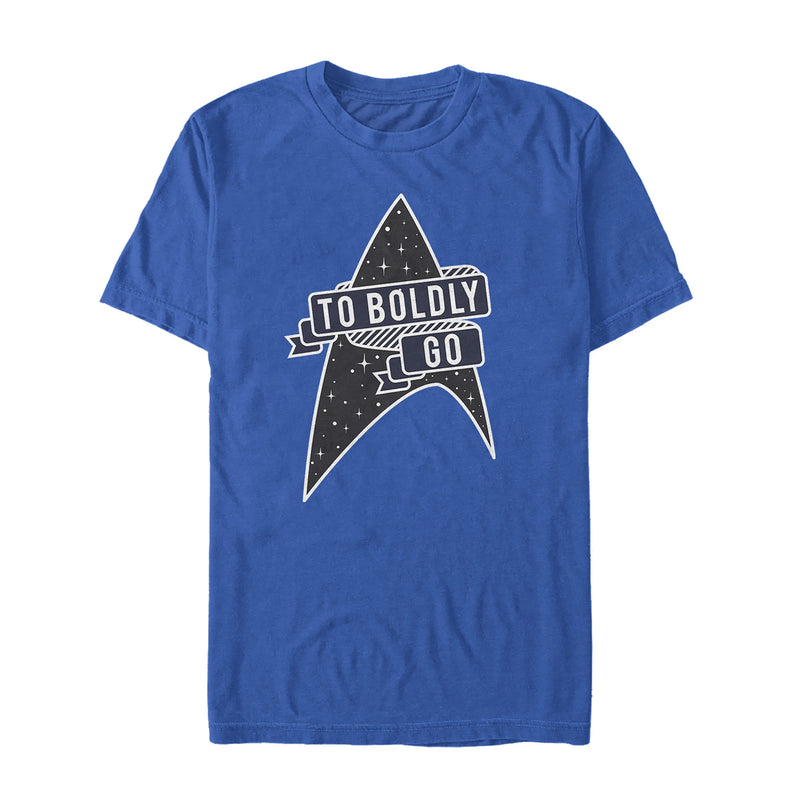 Men's Star Trek To Boldly Go Starfleet T-Shirt