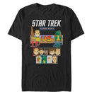 Men's Star Trek Pixel Kirk vs Gorn Fighting Video Game T-Shirt
