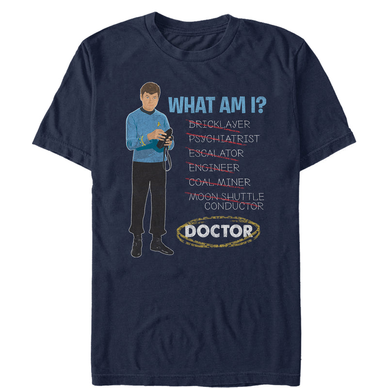 Men's Star Trek: The Original Series Bones What Am I ... Doctor T-Shirt
