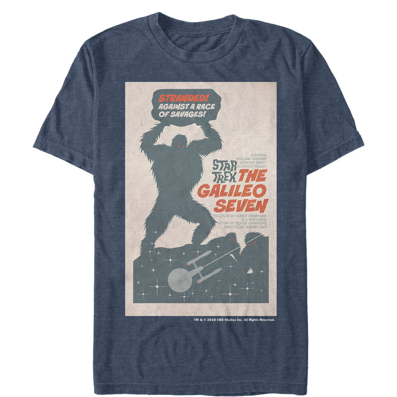 Men's Star Trek: The Original Series The Galileo Seven Episode 16 Poster T-Shirt
