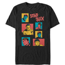 Men's Star Trek: The Animated Series Retro Character Squares T-Shirt