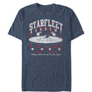 Men's Star Trek Starfleet Academy Enterprise Boldly Go T-Shirt