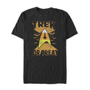 Men's Star Trek Halloween Trek or Treat Candy Corn T-Shirt