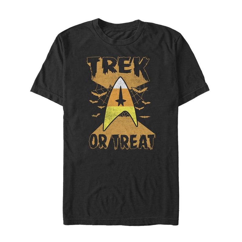 Men's Star Trek Halloween Trek or Treat Candy Corn T-Shirt