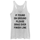 Women's CHIN UP Drag Over Finish Line Racerback Tank Top