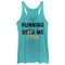 Women's CHIN UP Running Sets Me Free Racerback Tank Top