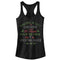 Junior's CHIN UP Christmas Wine or Cocktail Racerback Tank Top