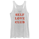 Women's CHIN UP Self Love Club Racerback Tank Top