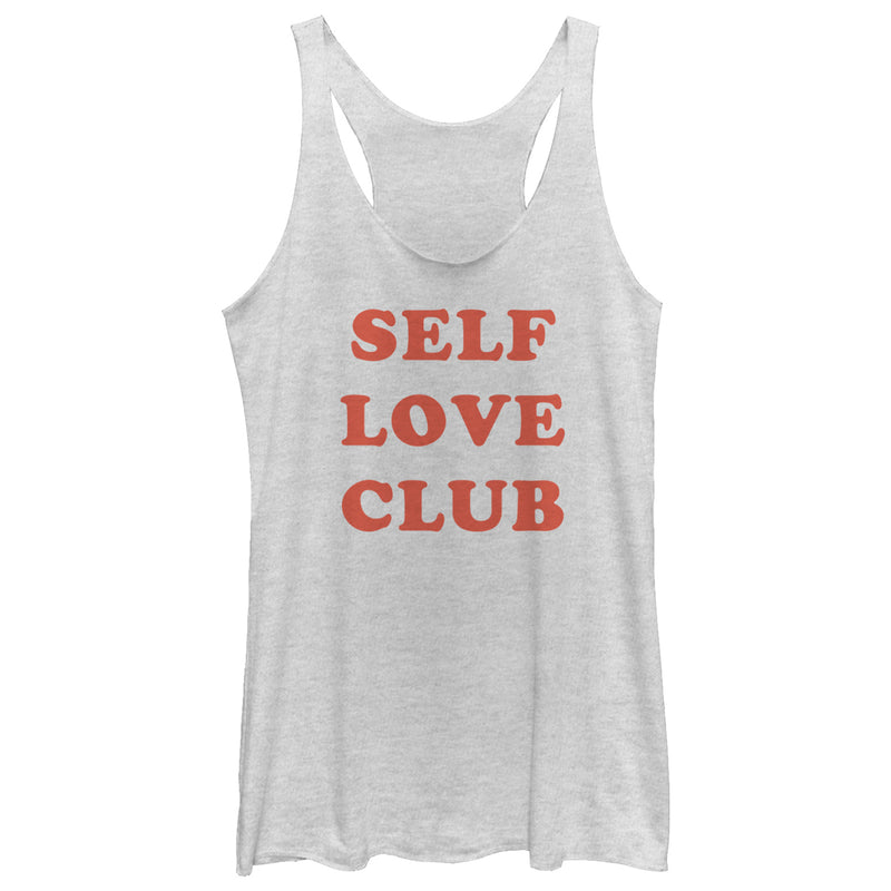 Women's CHIN UP Self Love Club Racerback Tank Top