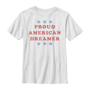 Boy's Lost Gods Fourth of July  American Dreamer T-Shirt