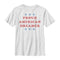 Boy's Lost Gods Fourth of July  American Dreamer T-Shirt