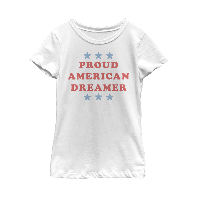 Girl's Lost Gods Fourth of July  American Dreamer T-Shirt