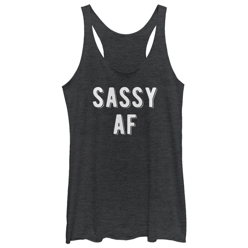 Women's CHIN UP Sassy AF Racerback Tank Top