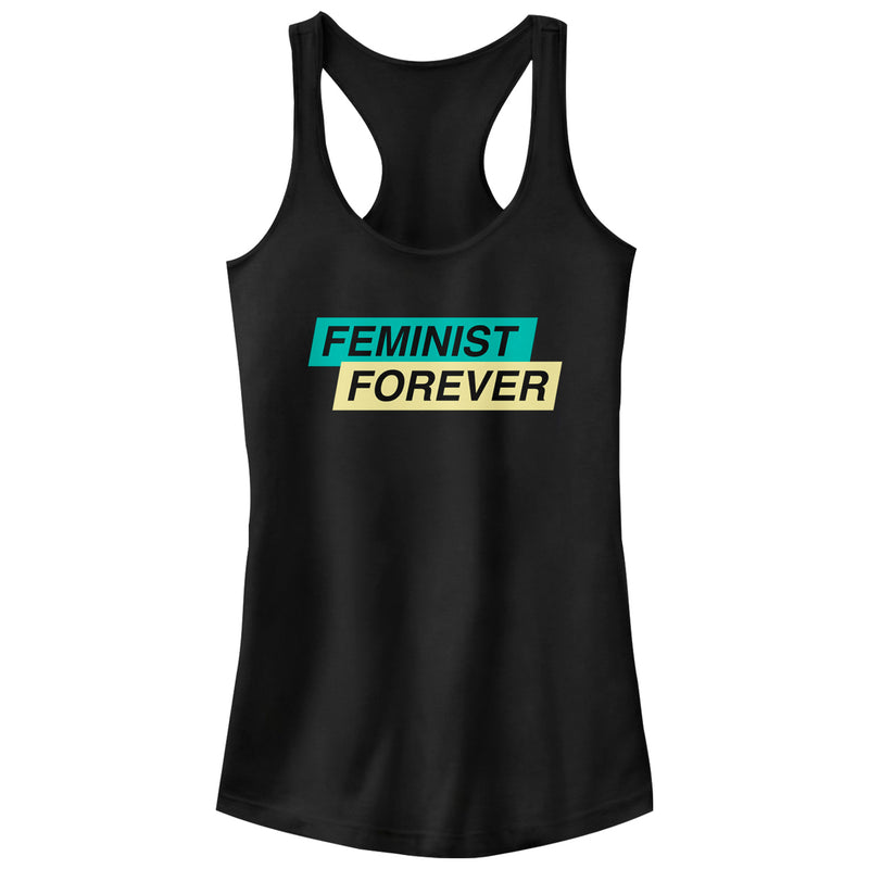 Junior's CHIN UP Feminist Forever Racerback Tank Top