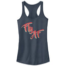 Junior's CHIN UP Fly AF Racerback Tank Top