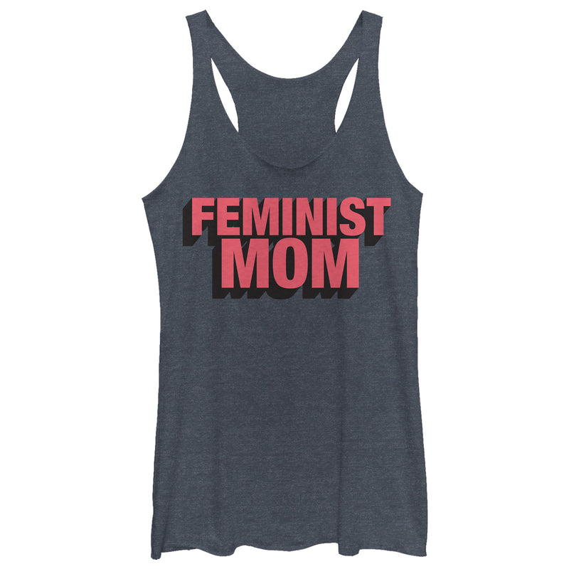 Women's CHIN UP Feminist Mom Racerback Tank Top