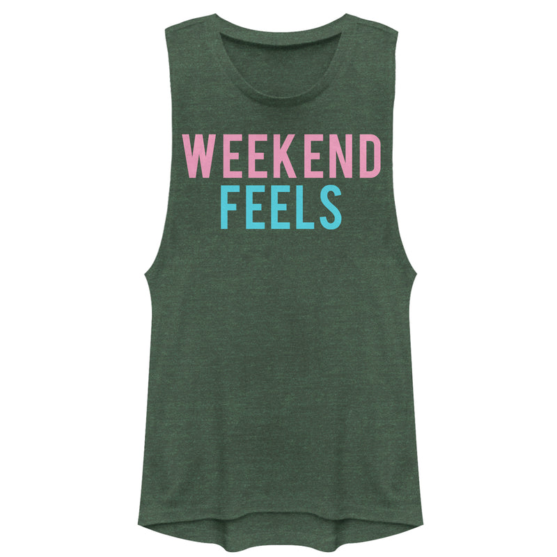 Junior's CHIN UP Weekend Feels Festival Muscle Tee