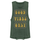 Junior's CHIN UP Retro Good Vibes Only Festival Muscle Tee