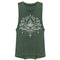 Junior's CHIN UP Lotus Flower Chandelier Festival Muscle Tee