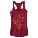 Junior's Lost Gods You Glow Girl Racerback Tank Top