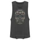 Junior's Lost Gods Halloween Sugar Skull Festival Muscle Tee