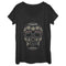 Women's Lost Gods Halloween Sugar Skull Scoop Neck