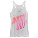 Women's CHIN UP Work Out Fade Racerback Tank Top