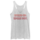 Women's CHIN UP Stand Up Speak Out Racerback Tank Top