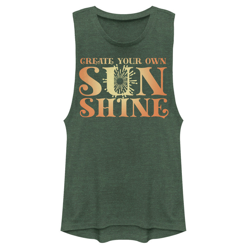 Junior's CHIN UP Create Your Own Sunshine Festival Muscle Tee