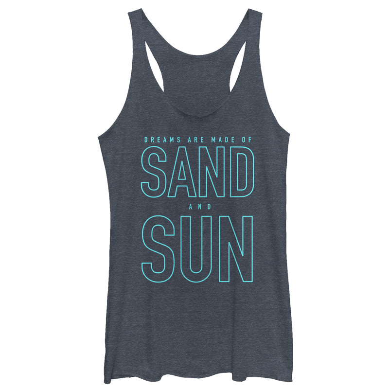 Women's CHIN UP Sand and Sun Dreams Racerback Tank Top