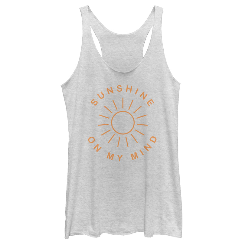 Women's CHIN UP Sunshine On My Mind Racerback Tank Top