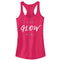 Junior's CHIN UP Glow Girl Racerback Tank Top