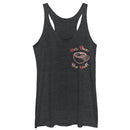 Women's CHIN UP Hey Hot Stuff Coffee Racerback Tank Top