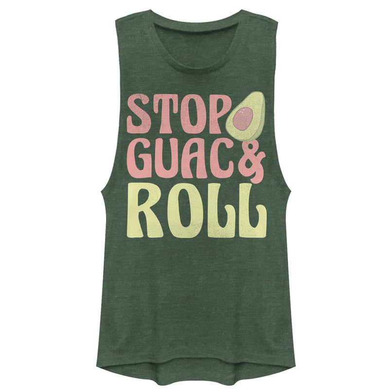 Junior's CHIN UP Stop Guac & Roll Motto Festival Muscle Tee