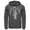 Men's CHIN UP Halloween Creepin' Real Skeleton Pull Over Hoodie