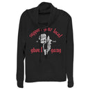 Junior's CHIN UP Halloween Ghoul Gang Cowl Neck Sweatshirt