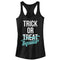 Junior's CHIN UP Halloween Trick or Tequila Racerback Tank Top