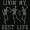 Men's Lost Gods Halloween Livin' My Best Life T-Shirt