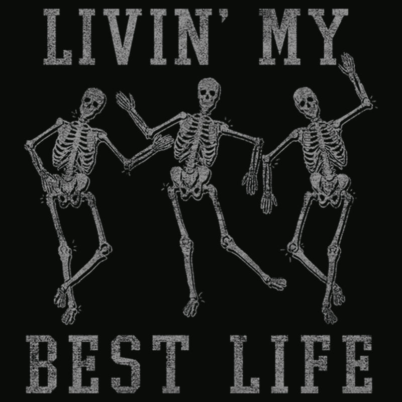 Men's Lost Gods Halloween Livin' My Best Life T-Shirt