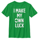 Boy's Lost Gods St. Patrick's Day I Make My Own Luck T-Shirt