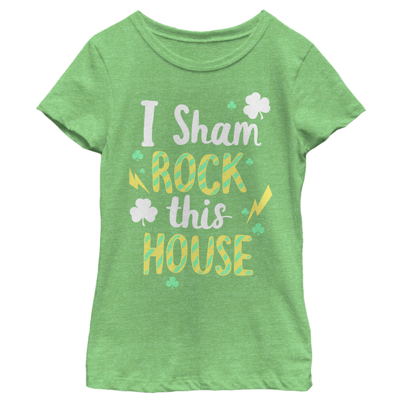 Girl's Lost Gods St. Patrick's Day I Sham Rock This House T-Shirt