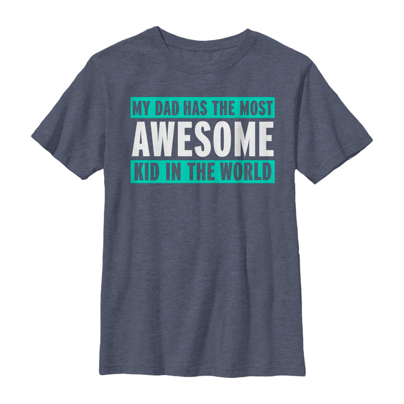 Boy's Lost Gods Father's Day Most Awesome Kid T-Shirt