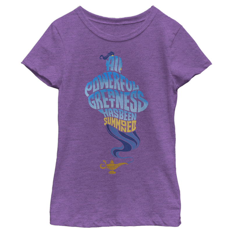 Girl's Aladdin Genie Greatness Summoned T-Shirt