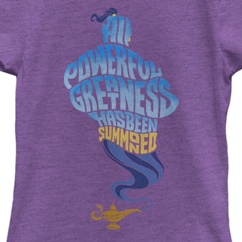 Girl's Aladdin Genie Greatness Summoned T-Shirt