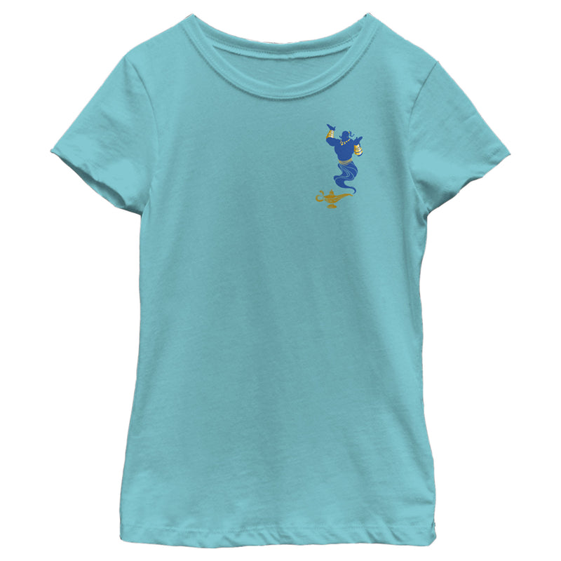 Girl's Aladdin Genie Badge T-Shirt