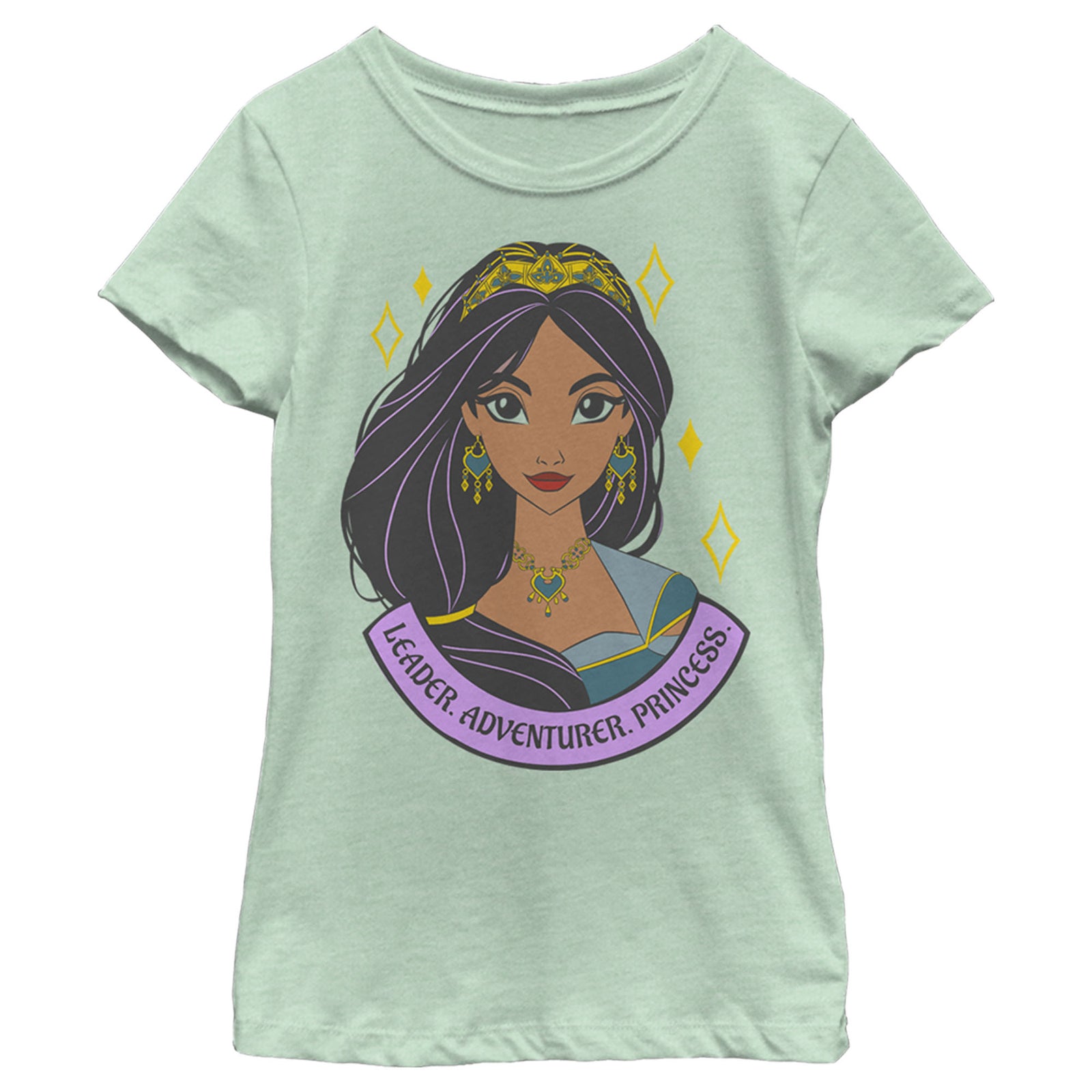 Girl's Aladdin Jasmine Leader Portrait T-Shirt – Fifth Sun